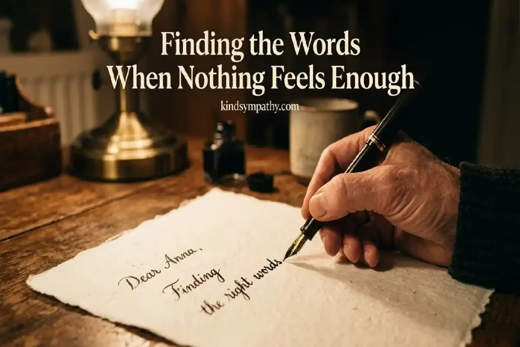 condolence messages finding the right words for grief