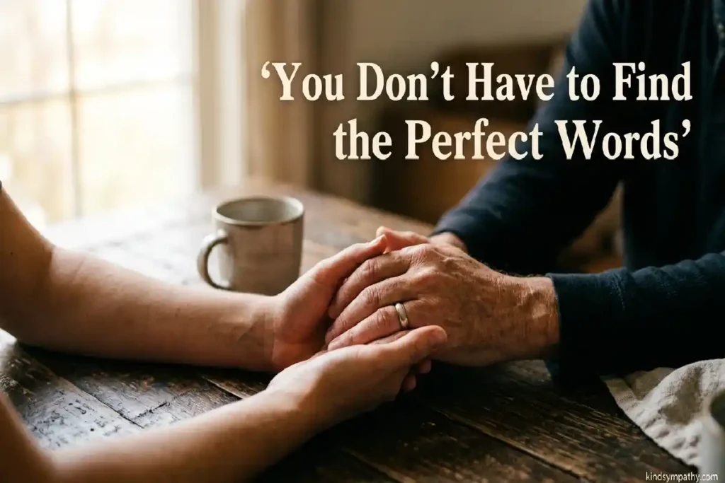 sympathy messages offering comfort and support during grief