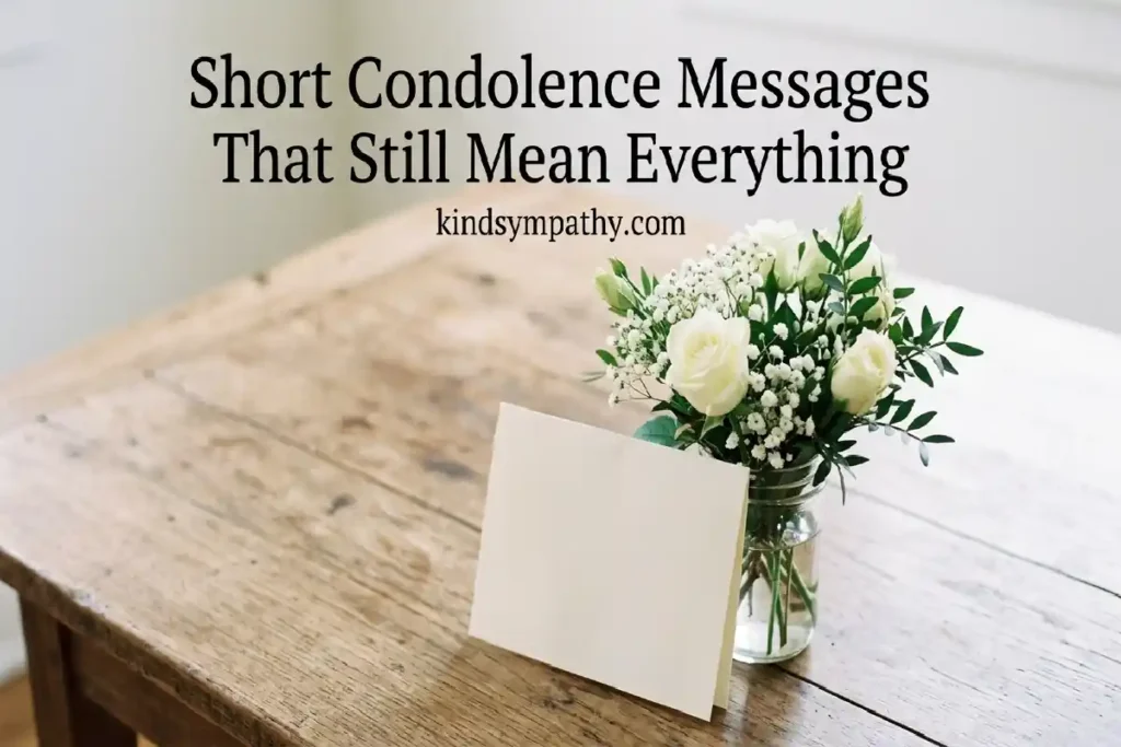 short condolence messages meaningful and sincere