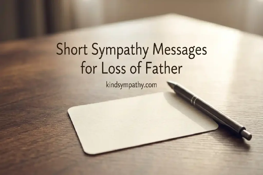 short sympathy messages for loss of father quick comfort