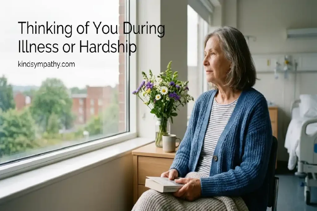 
thinking of you messages for illness and difficult situations