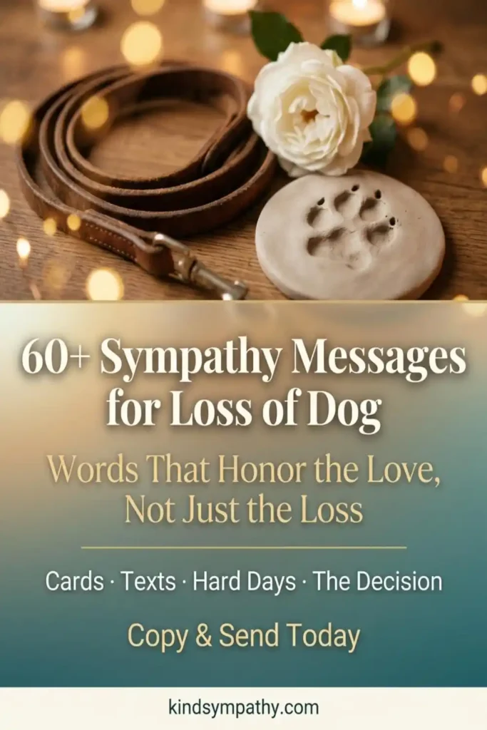 60+ sympathy messages for loss of dog — heartfelt dog death condolence words for cards, texts, and the hard days — copy and send today
