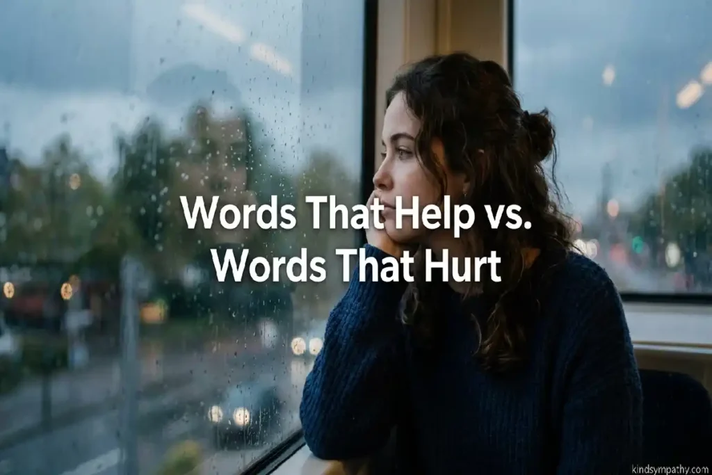 sympathy messages what not to say to someone grieving