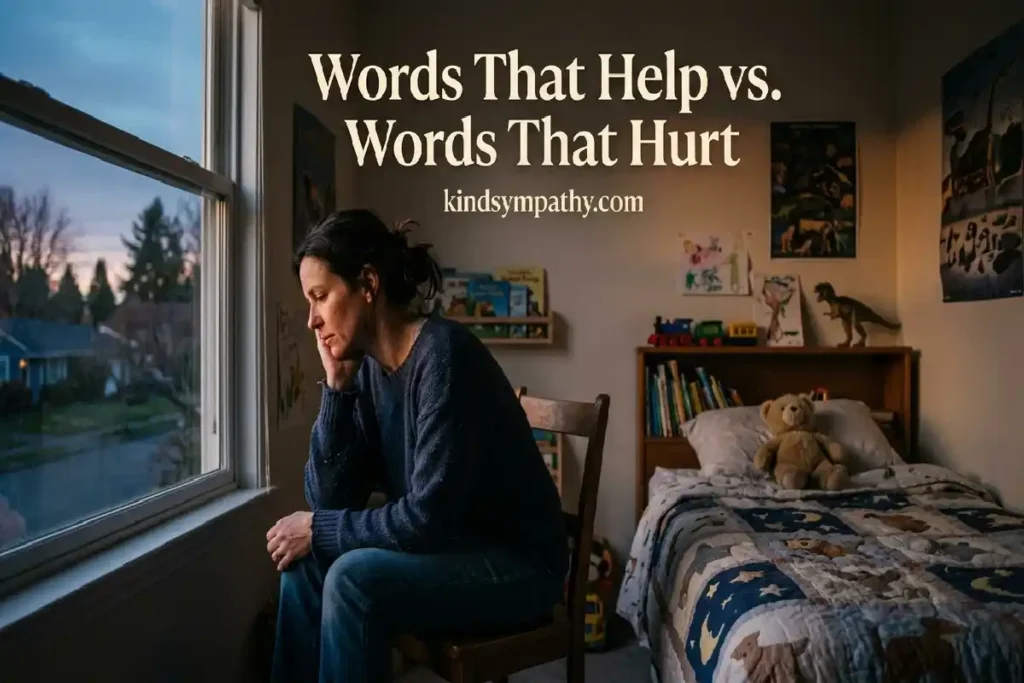 sympathy messages for loss of child what not to say