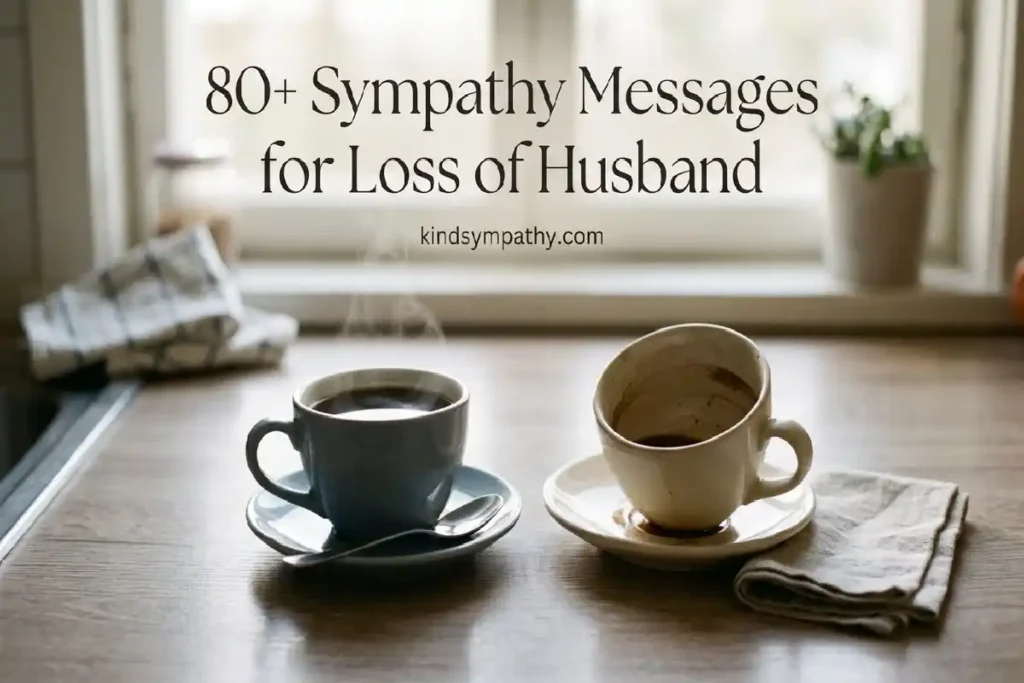 sympathy messages for loss of husband heartfelt comfort
